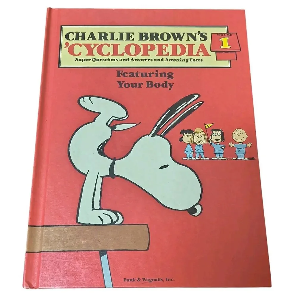 Charlie Browns CYCLOPEDIA Volume 1 Featuring Your Body Snoopy Peanuts Gang 1980